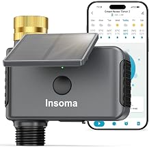 Solar WiFi Water Timer, 1 Zone WiFi Hose Timer for Garden Faucet