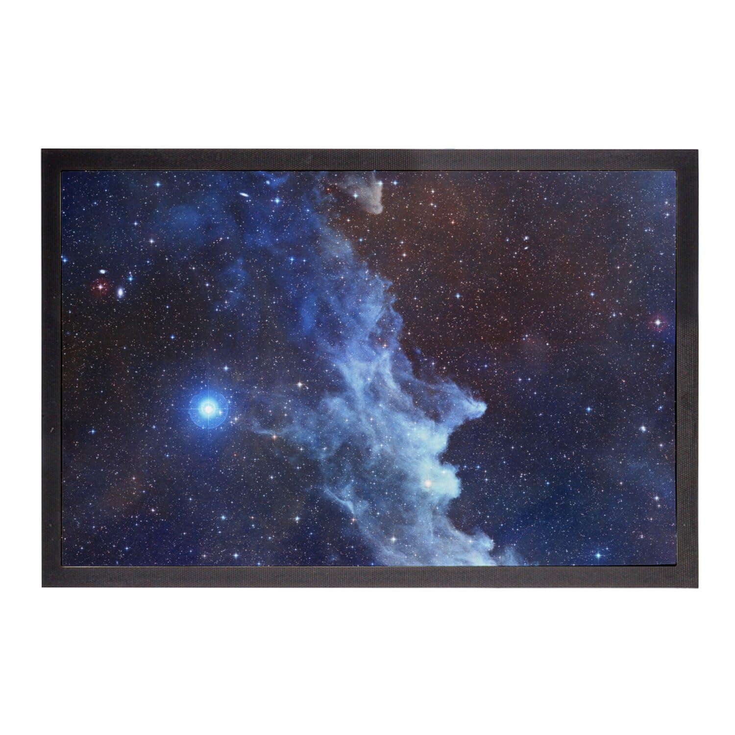Nebuleuse de la Tete de sorciere paillasson original astronomie et tapis galaxie