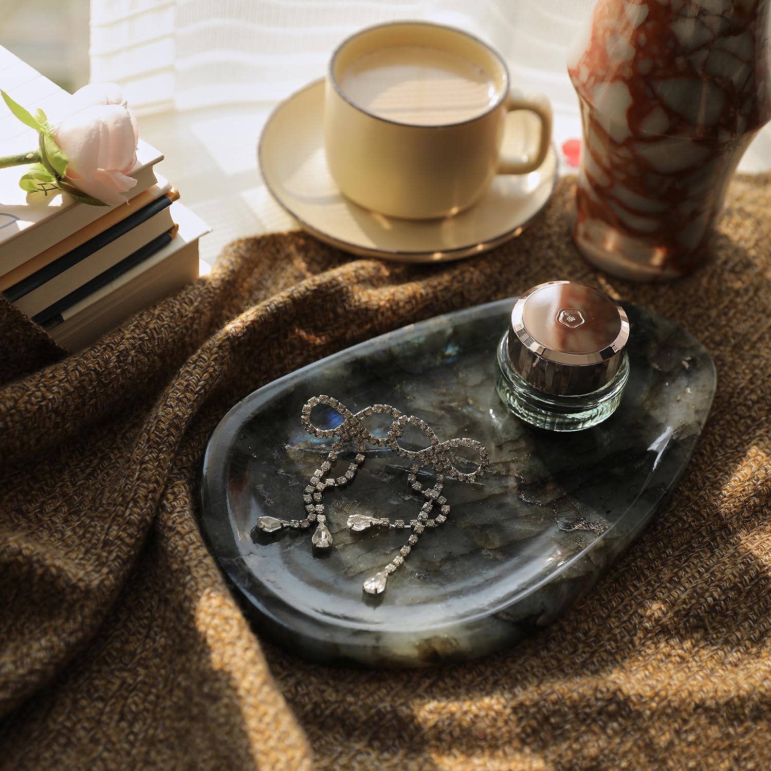 Natural Luxury Marble Cloud Shape Jewelry Tray, Key Tray For Entryway Table, Trinket Dish, Ring Dish Home Décor, Gift for Women