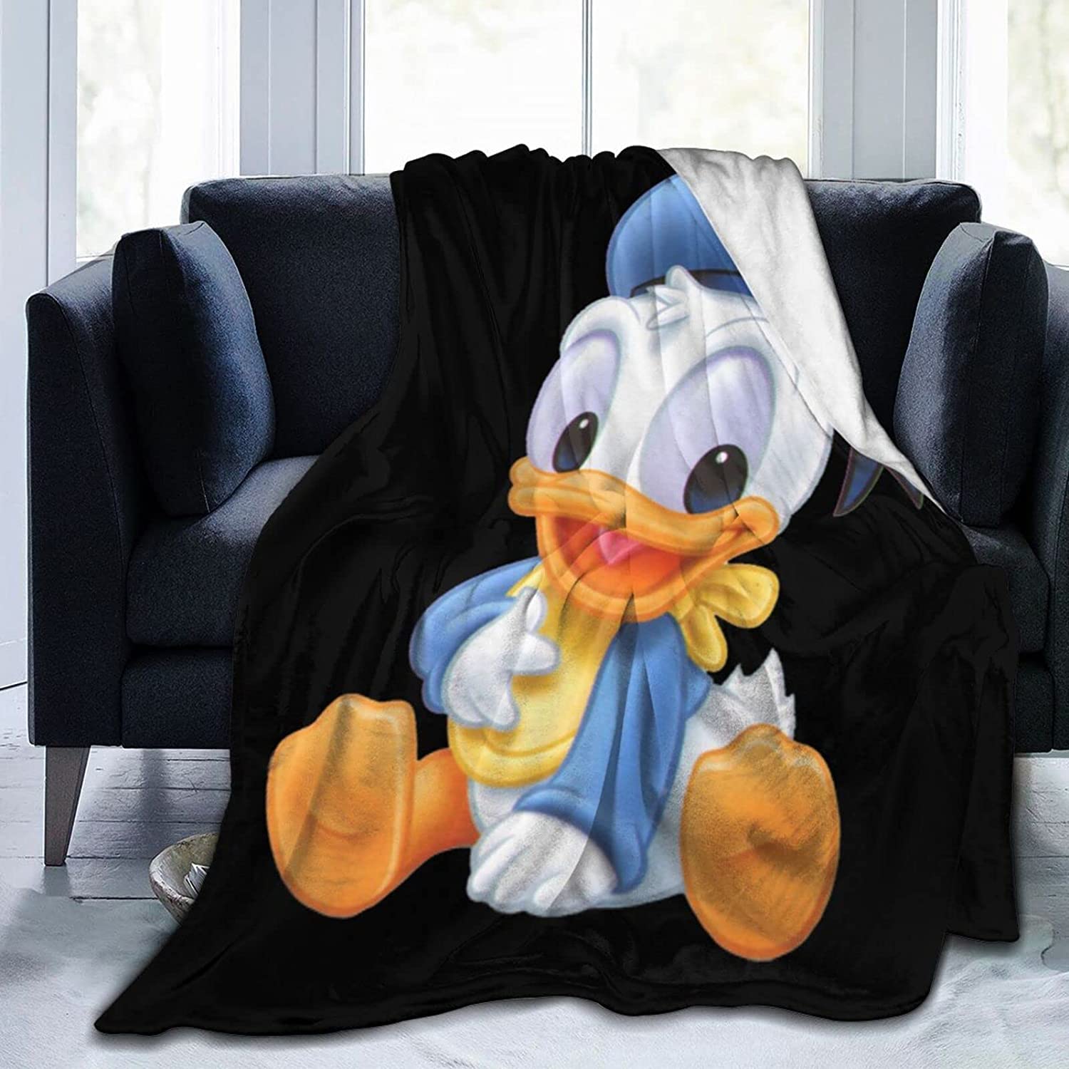 Amazon｜ドナルドダック ブランケット blanket フランネル ふんわり