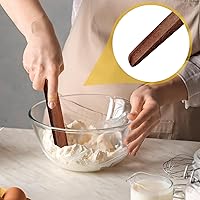 Vista 3 de 11 Inch Wooden Sourdough Bread Mixing Stir Stick Spurtle Wooden Sourdough Bread Making Tools Paddle Stirring Stick for Kitchen Cooking(Acacia)
