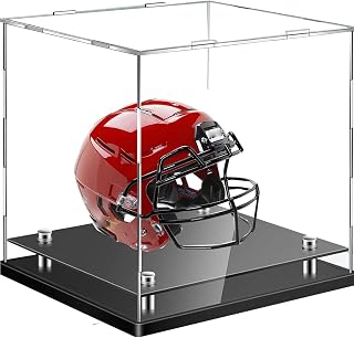Vitrina Acrílico Varios Tamaños,Vitrina Guantes Béisbol Cascos Fútbol, para Lego Modelo,Vitrina Transparente para Gorras,para Almacenamiento Objetos Coleccionables (40cm*32cm*32cm)