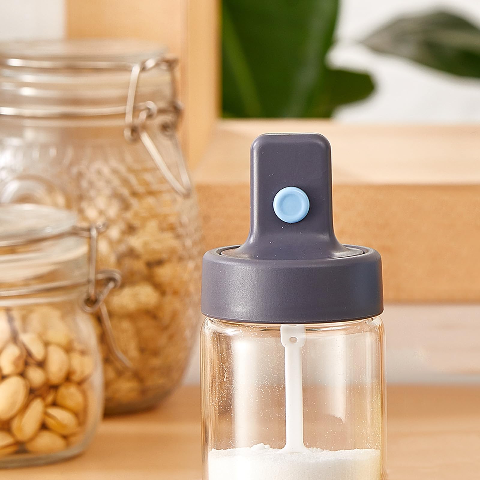 Amazon｜ZASA調味料入れ 262ml 3個セット スパイスボトル スプーン付き