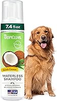 Vista 10 de TropiClean Limpiador facial sin agua de vainilla cálida para perros, lavado facial de espuma para perros, lavado facial de perro derivado