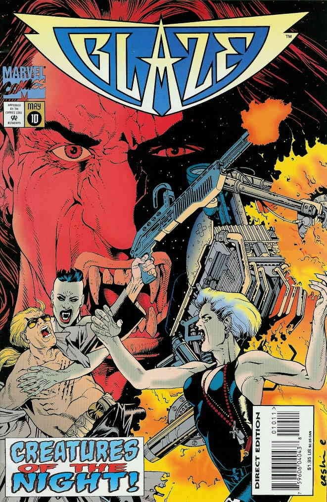 Blaze #10 VF ; Marvel comic book | Ghost Rider Spin-Off