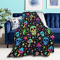 Vista 23 de Unqiue - Mantas mullidas para adolescentes, niños y niñas, manta cómoda para cama, sofá, compatible con atrapasueños de búho, arcoíris, mantas