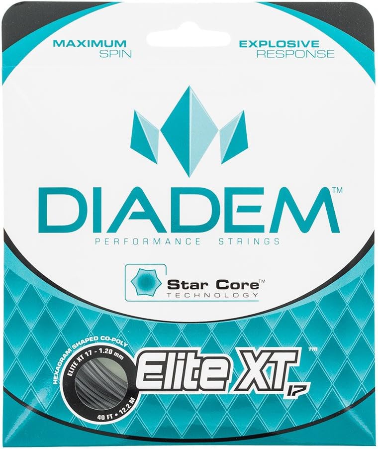 Diadem Elite XT (17-1.20mm) Tennis String (Charcoal)