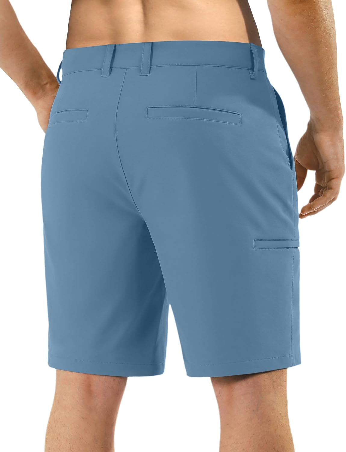 Men's Golf Shorts 7"/ 10" Stretch Quick Dry Water Resistant Dress Casual Shorts with 6 Pockets Work Hiking Shorts - Image 2