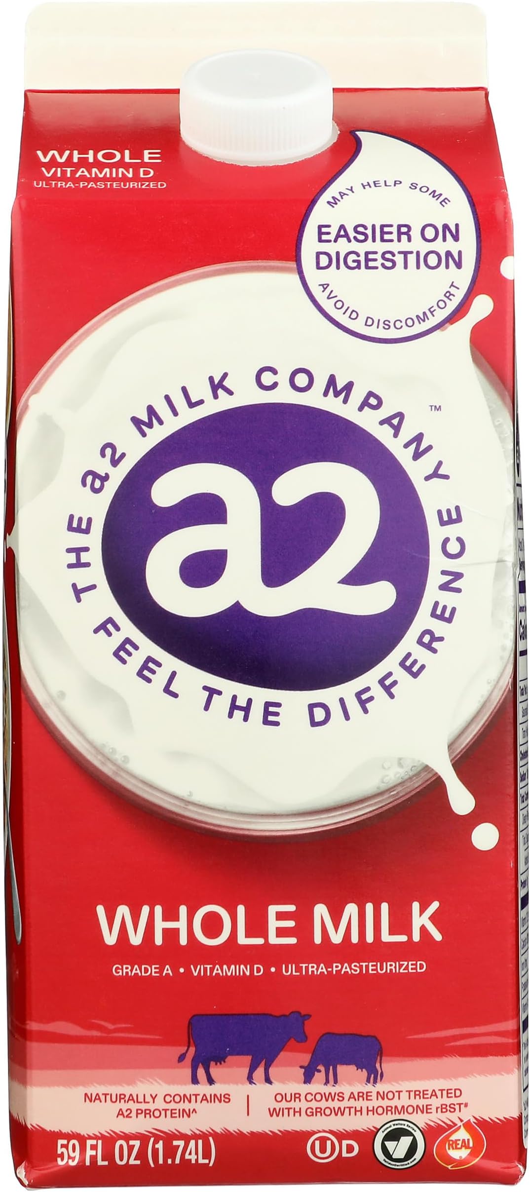 A2 MILK Whole Milk, 59 FZ