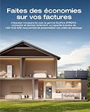 Kit solaire pour balcon EcoFlow STREAM, Micro-onduleur 800W relié au réseau, panneaux solaires PV 400W*2 avec 2 support de garde-corps, contrôle par application et WiFi, idéal pour balcons - 8