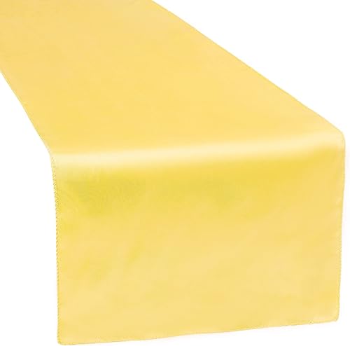 Miniatura 5 de RCZ Décor Camino de mesa de satén rosa polvorientomalva  14 x 108 pulgadas (1 unidad)  Elegante y elegante para bodas, cenas y ocasiones especiales