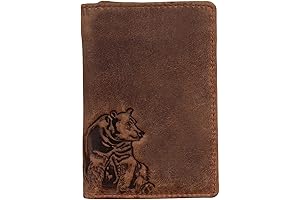 Bear Trifold Wallet for Men: Embracing Ruggedness and Utility for Modern Gentlemen