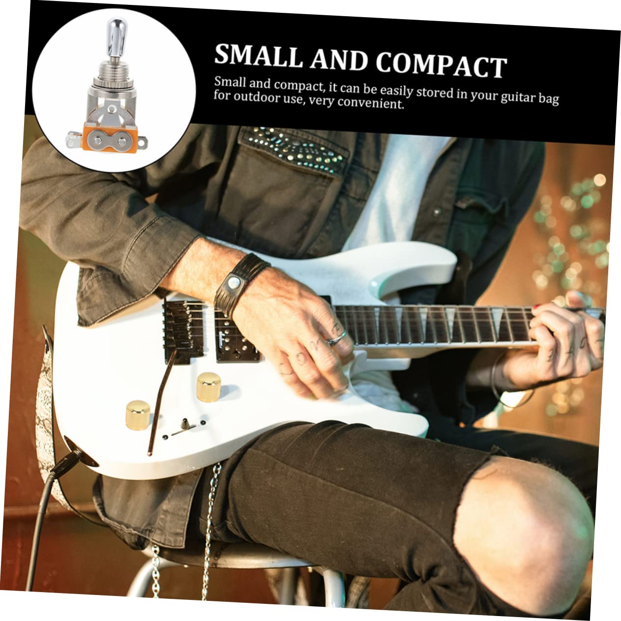 10piezas Selector De Pastillas Para Guitarra Eléctrica De Metal Vías De Fácil Instalación y Duradero Accesorio Para Cambios De Tonos