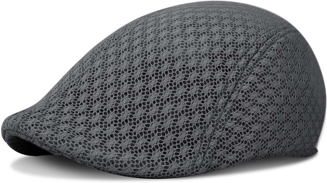 Duckbill Mesh Summer Mens Gatsby Polyester Ivy Golf Driving Hat Sun Newsboy Cap