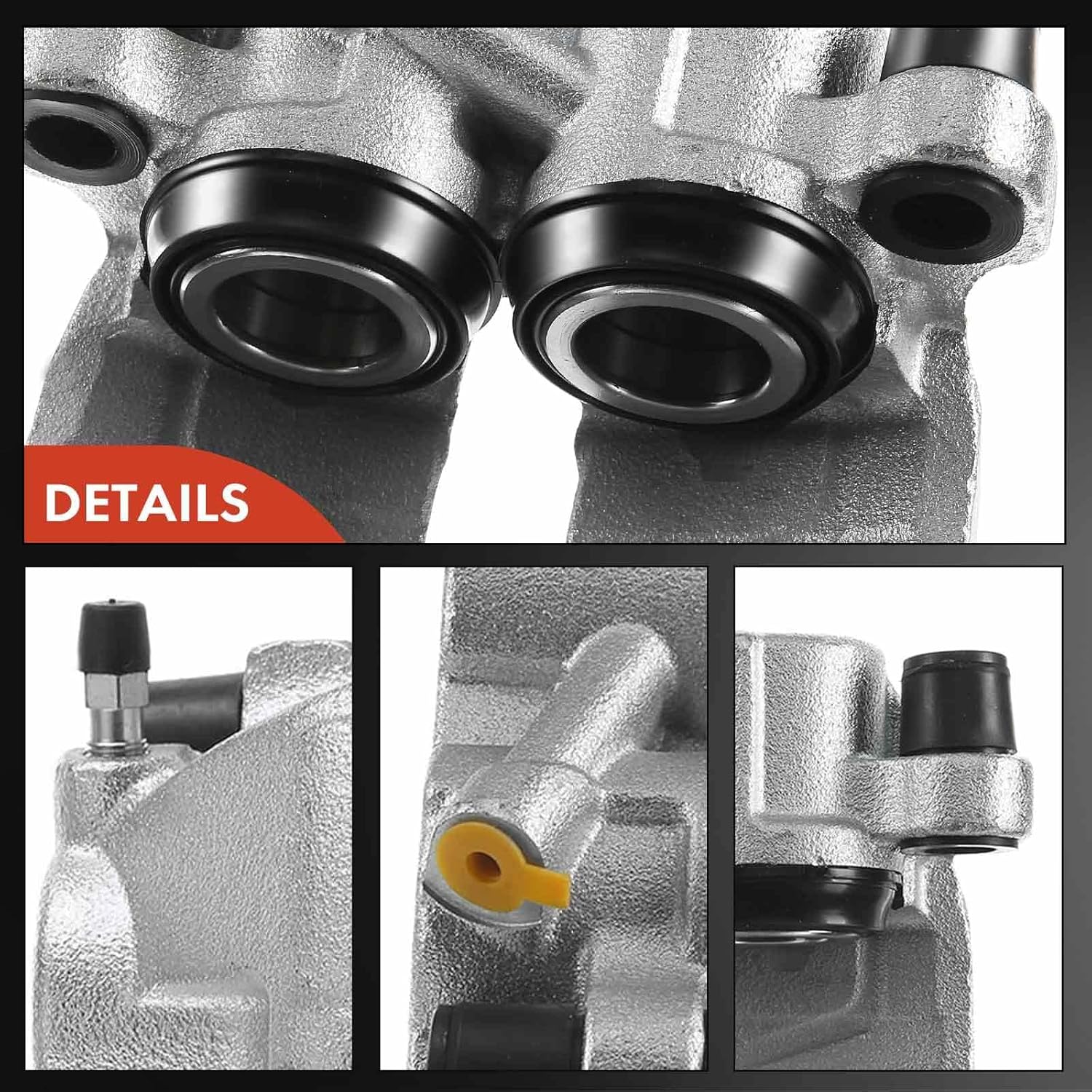 A-Premium Brake Caliper Assembly Compatible with Mercedes-Benz W211 W164 E350 E500 GL320 ML320 R320 R350 2006-2012 Front Passenger Side