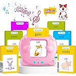 Spanish & English Talking Flash Cards for Toddler, Learning Montessori Toys with 224 Sight Words, Speech Therapy Toys, Children\'s Sensory Preschool Learning Educational Birthday