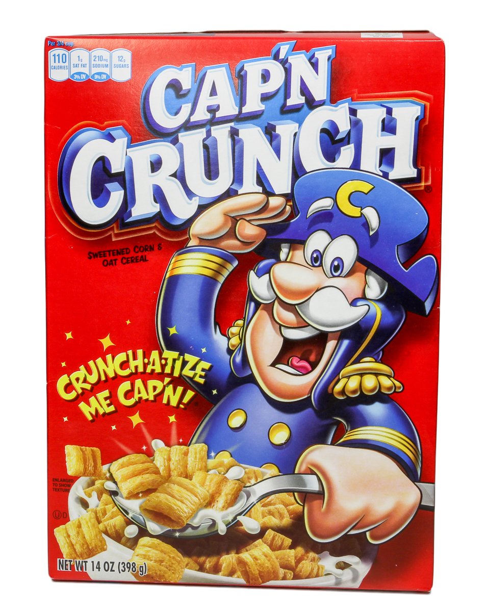 Captain Crunch Variety Flavor (3)-pack - Cap'n Crunch Regular Flavor (14 Oz), Cap'n Crunch's Crunch Berries (13 Oz), & Cap'n Crunch's Peanut Butter Crunch (12.5 Oz)