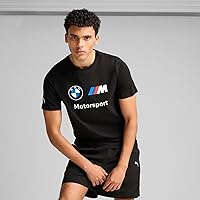 PUMA Maglietta da Uomo con Logo BMW MMS Ess (Confezione da 1)
