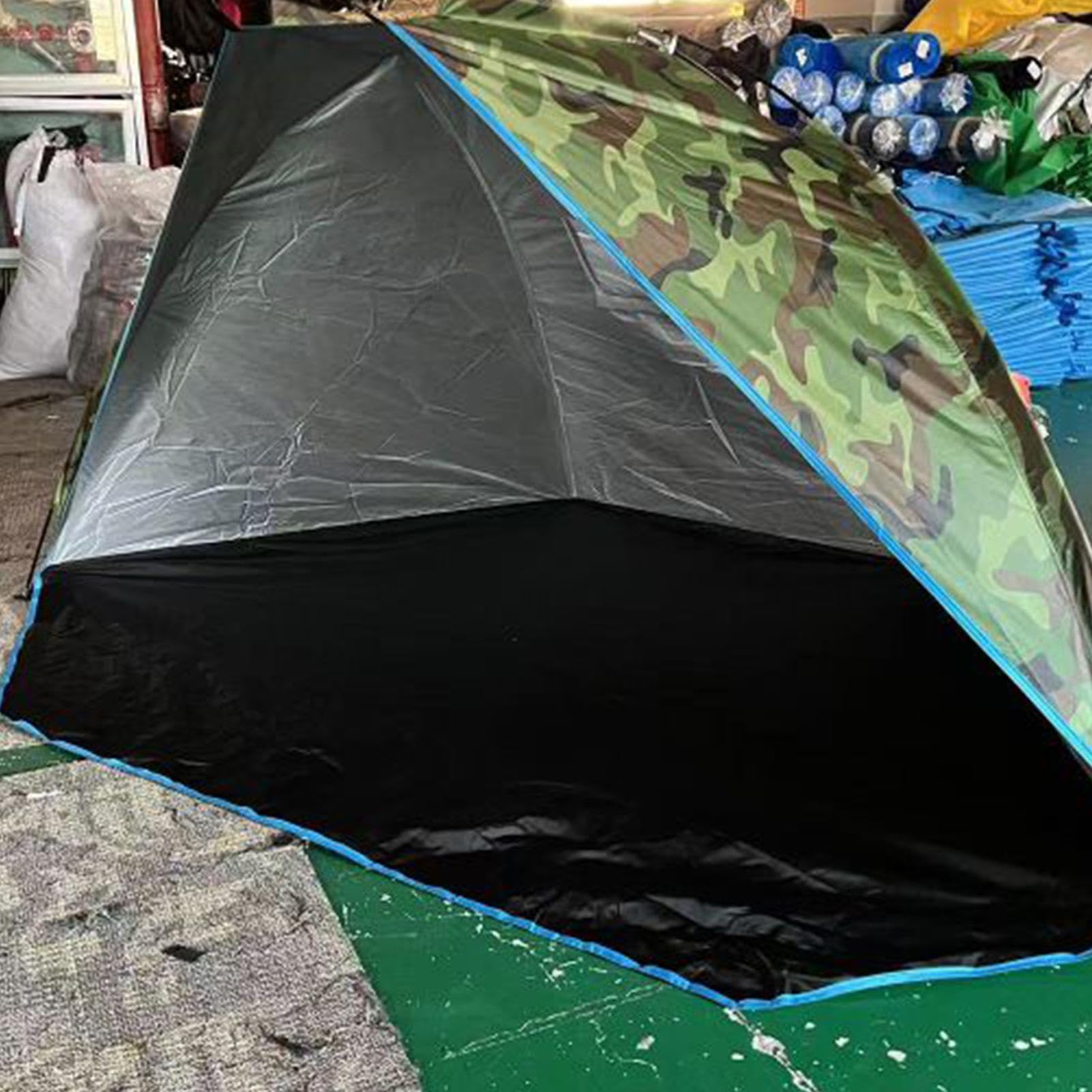 Namiot Plażowy Outdoor Z Kołkami Wiatroodporny Łatwy Montaż Cień