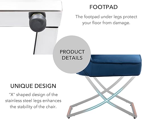 Miniatura 23 de LOULENS Elegance - Juego de 6 sillas de comedor de terciopelo, lujosas sillas de comedor tapizadas copetudas, sillas decorativas de terciopelo real