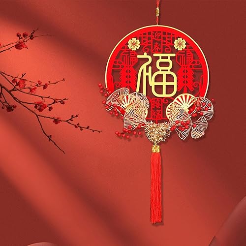 Miniatura 4 de Decoraciones de Año Nuevo Rojo Chino Lunar Año Nuevo Colgante para Casa Oficina Coche Colgando Decoraciones Buena Suerte