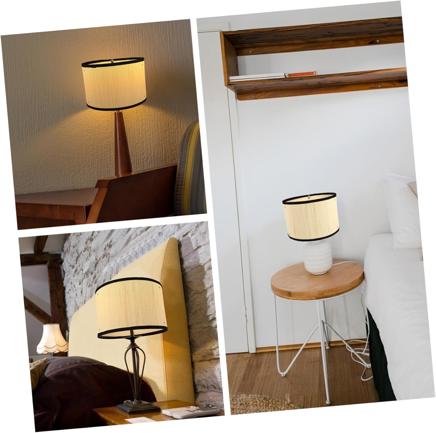 DOITOOL 1pc Japanese Style Pendant Lampshade Simple Home Decor Light Cover for Chandelier Easy to Install Warm Lighting for Room Bedroom and Dining Areas