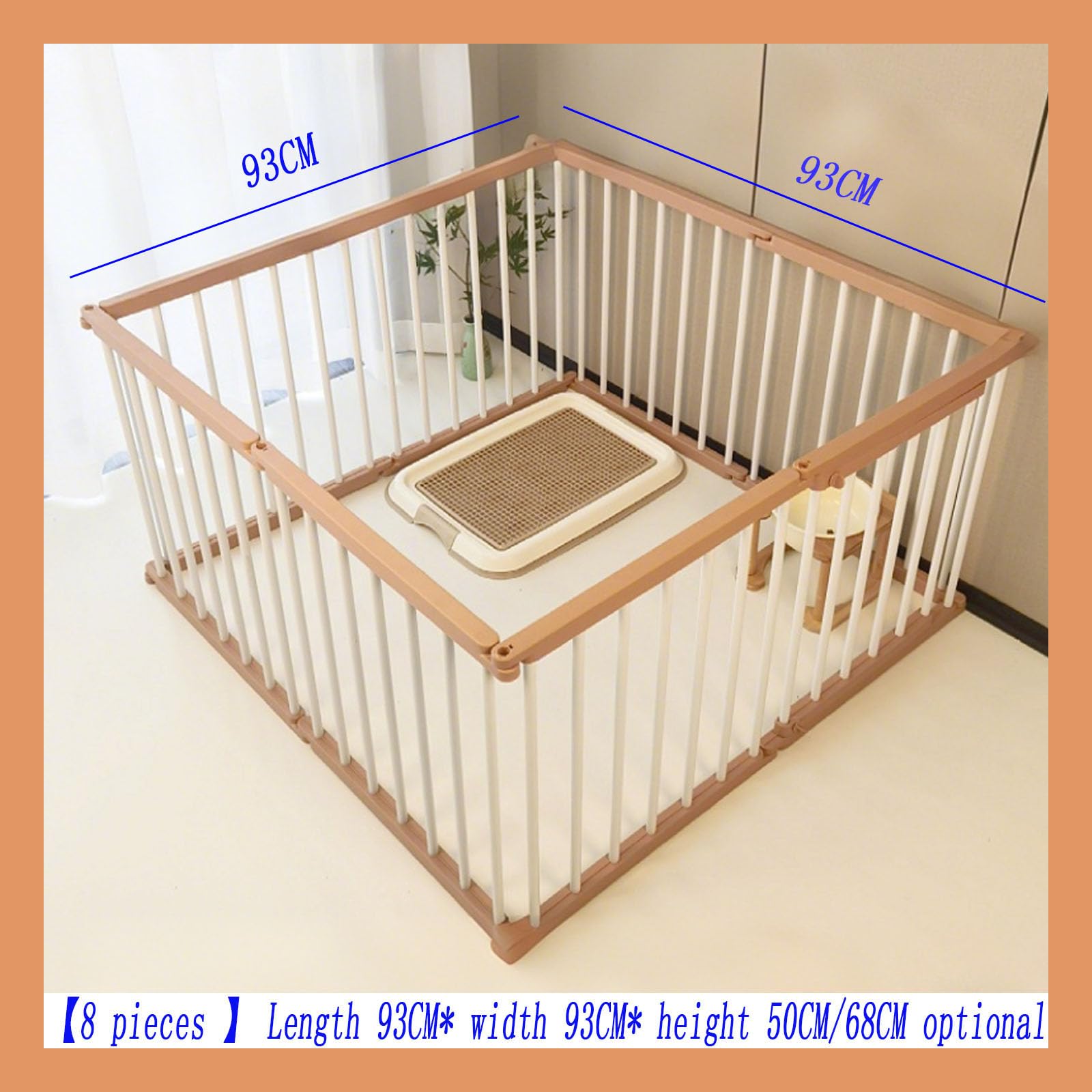 Amazon.co.jp: ペットゲート 木製犬ゲート YOCAN ペットフェンス 高さ