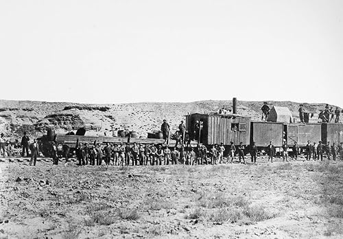 Union Pacific Railroad 1868 Na Construction Train On The Union Pacific Railroad Photograph 1868 - Póster (24 x 36)