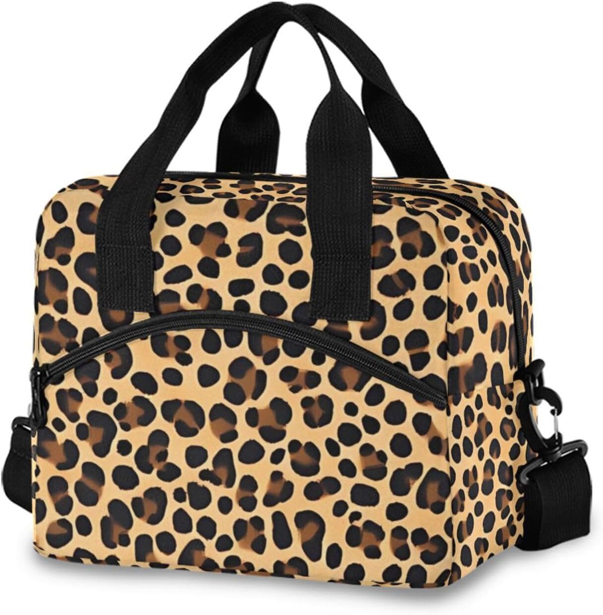 Insulated Lunch Bag for Women Men Butterfly Pattern Large Reusable Lunch Box Adult Leakproof Portable Cooler Tote Bags for Work Picnic