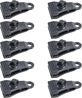 10pcsタープクリップヘビーデューティグリップクランプテントファスナーオニング用屋外キャンプターポリンテントファスナー屋外機器用品のセキュリティセキュリティギアアクセサリー