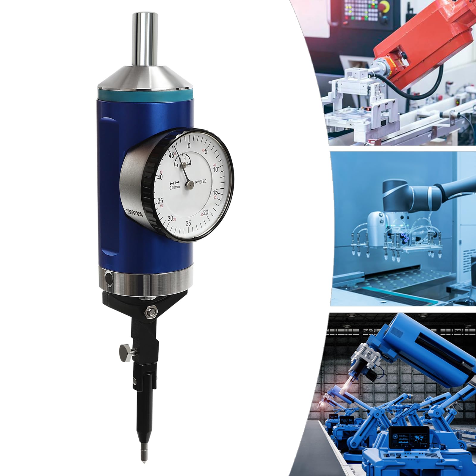 Feuling Replacement Dial Indicator for Crankshaft Runout Measuring Tool 9016