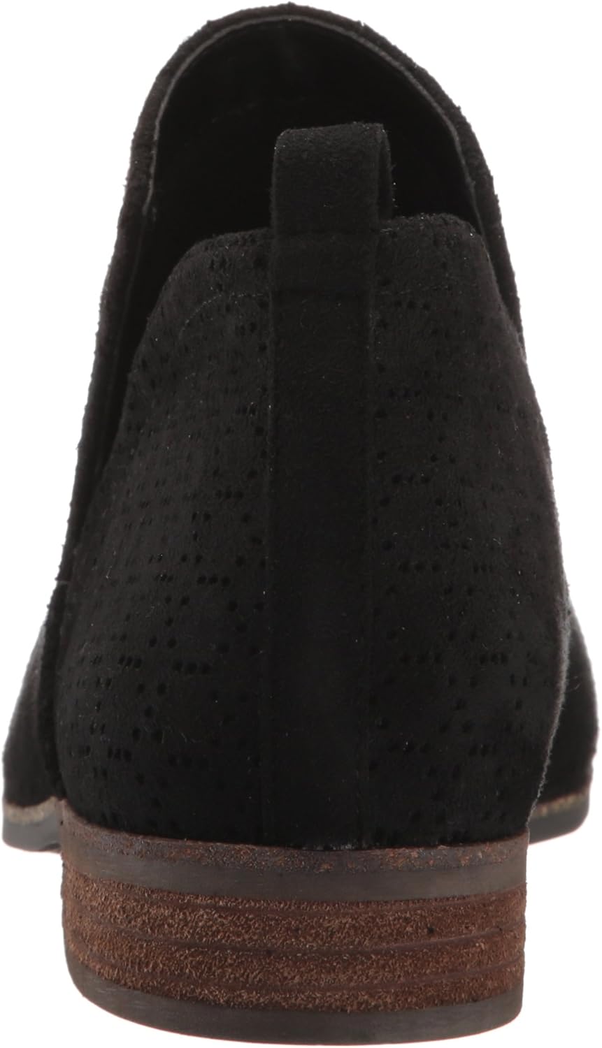 Dr. Scholl's Shoes Women's Rate Ankle Boot, Black Perforated Microfiber Suede, 6.5 US - Image 3