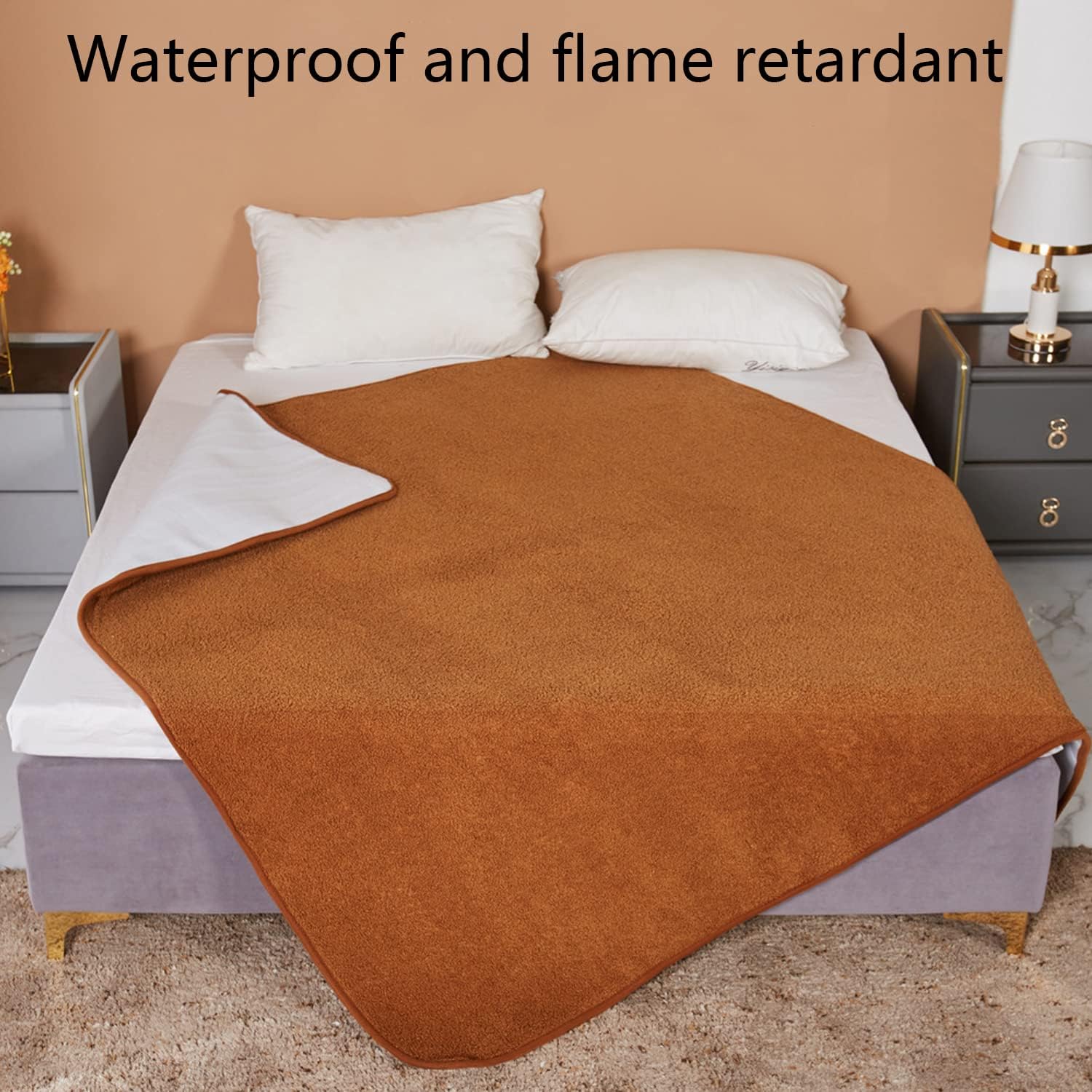 review Electric Heated Blanket, Electric Blanket with 9 Heating Levels, 12 Hours Auto-Off, Machine Washable, Full Body Warming, Machine Washable 180 * 150cm Gray