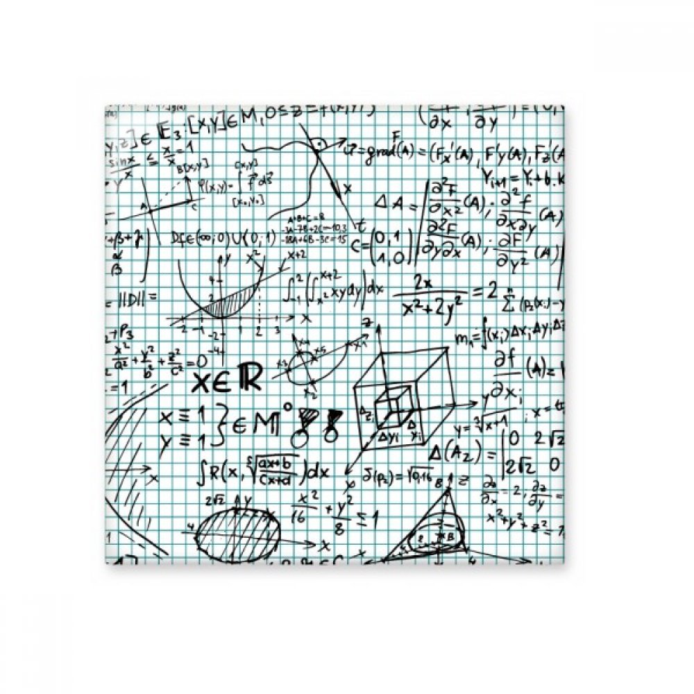 Carreau céramique mathématique DIYthinker géométrie et formules de sciences pour cuisine