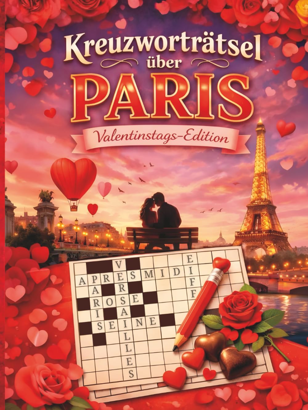 Mots croisés sur Paris de prestige 100 énigmes haut de gamme Saint-Valentin