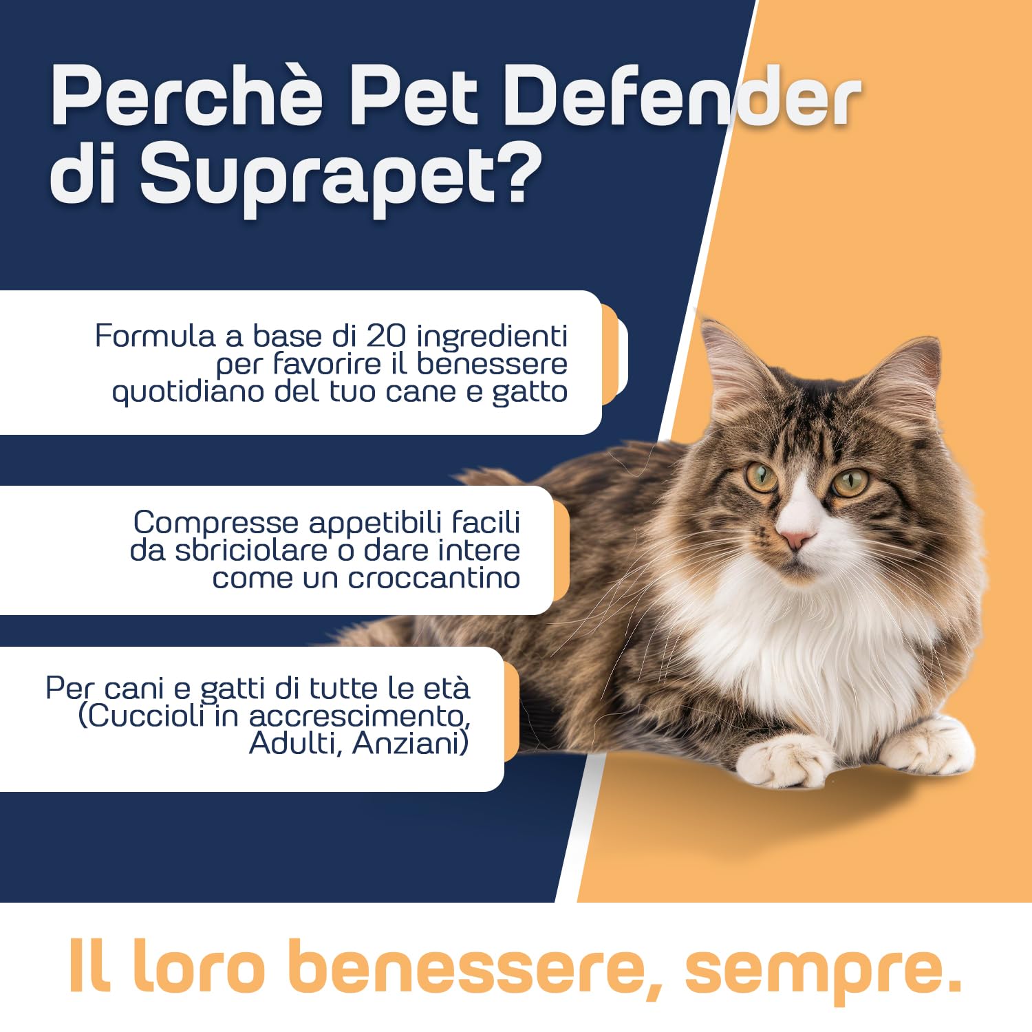 Multivitaminico Cani e Gatti 180 Compresse Appetibili - Per Sistema Immunitario, Articolazioni, Pelo con 13 Vitamine, 6 Minerali, Aminoacidi Essenziali, Cardo Mariano e Carciofo, 360 Pet Defender