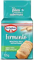 Dr. Oetker Fermento Biológico Seco Instantâneo, Para Pães, Pizzas, Massas Doces e Salgadas, Receitas Fofas e Macias, 125g