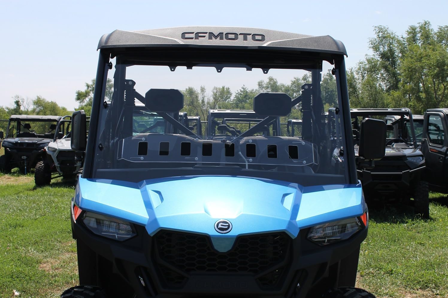 Compatible with CF Moto UFORCE 600 2021-2025 Vented WINDSHIELD