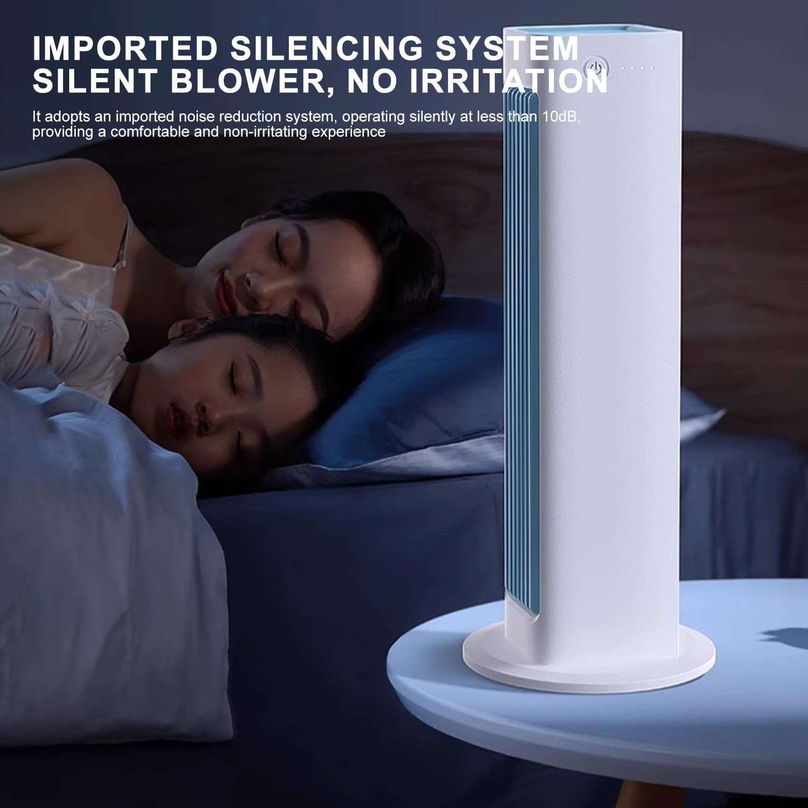 Ventilador del refrigerador de aire, con la luz del led, el batidor del motor silencioso, flujo de aire reversible, la iluminación regulable del control remoto, ahorro de energía para la oficina en ca