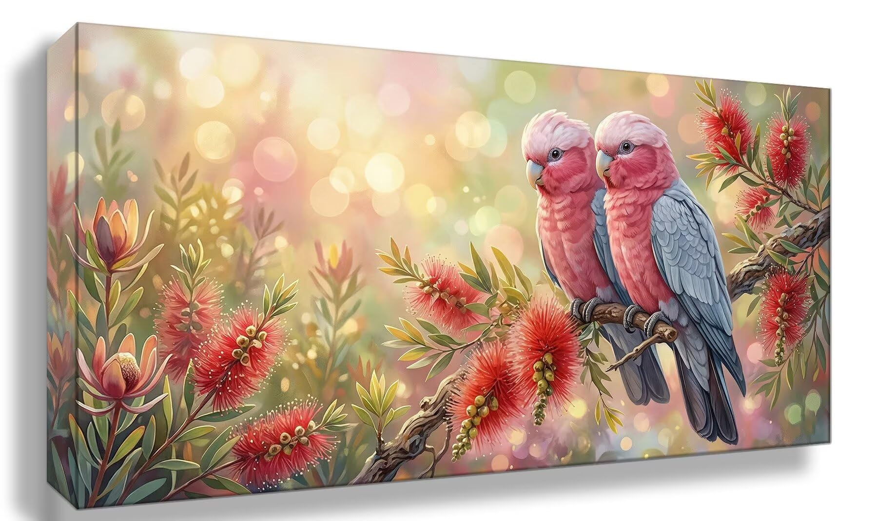 Diamond Painting Vogel, Blume Diamond Painting Erwachsene, 5D Vollbohrer Diamanten Paint by Numbers, Kreatives für Erwachsene Mosaik Bastelset für Home Wand Deko, Geschenke für Frauen 80x160cm,Cod-884