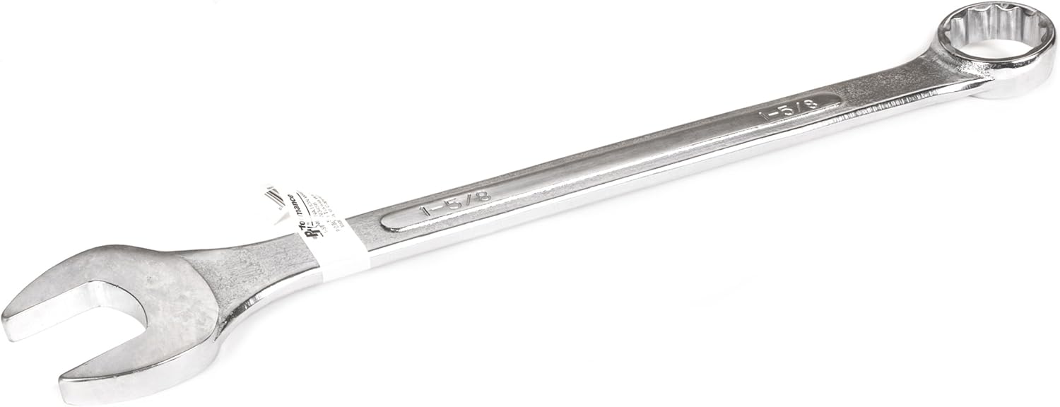 Performance Tool W345B 12-Point Combo Wrench with Satin Chrome Finish 1-5/8" Combo Wrench