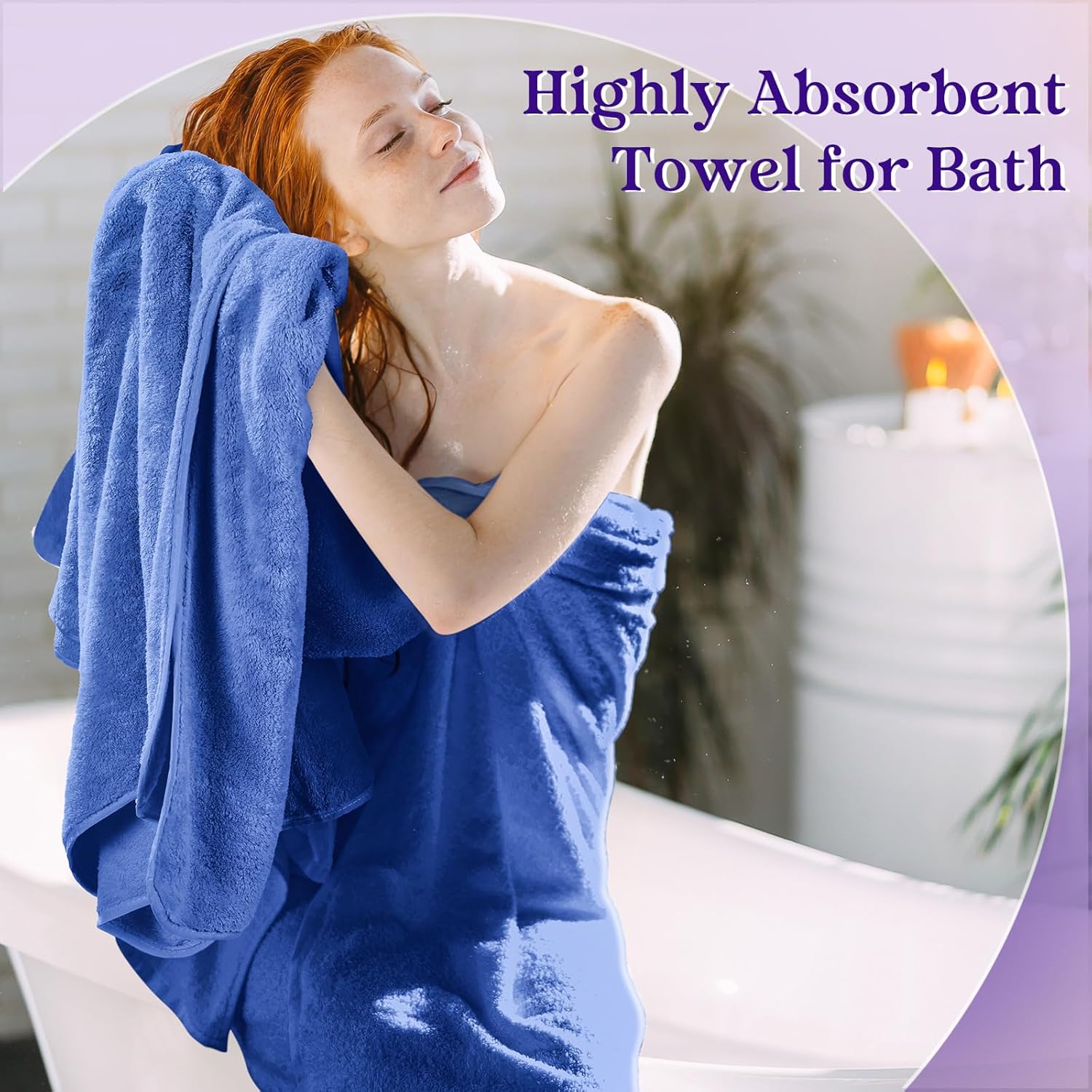 24 Pcs Bathroom Towel Set Bath Towels Bulk Include Hand Towels Washcloths Bath Towels Set Microfiber Coral Velvet Absorbent Towels for Bath Fitness, Bathroom, Sports, Yoga, Travel (Multicolor) - Image 4