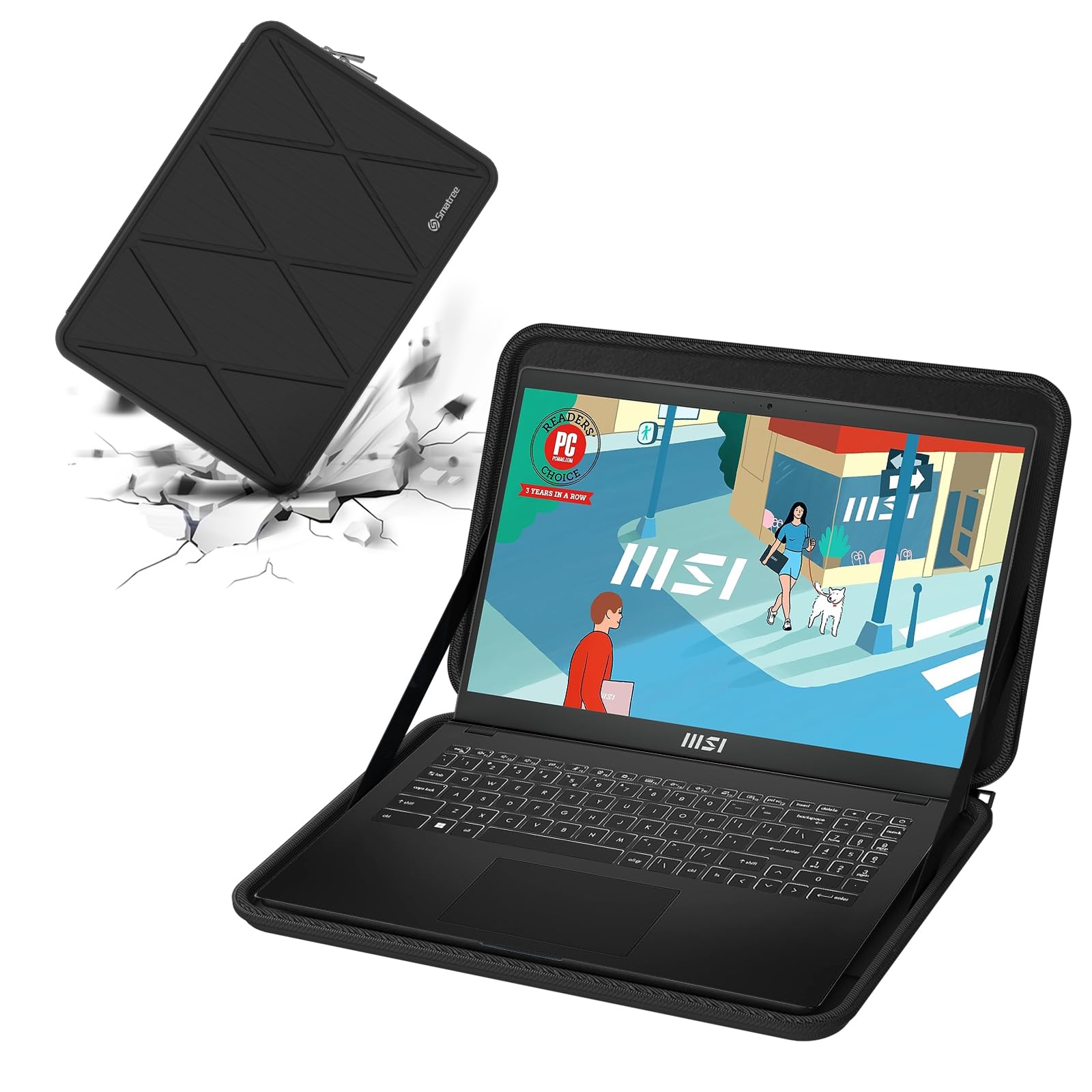 Smatree Hard EVA Protective Case for 14 inch DELL Latitude 3450/3440
