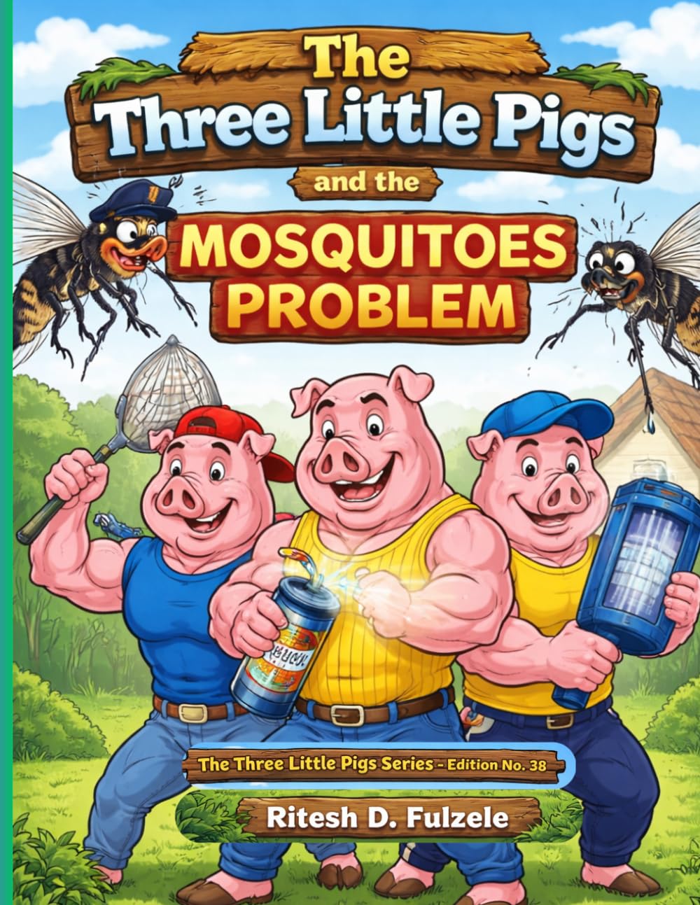The three little PIGS and the mosquitoes problem: The three little pigs series Edition no. 38