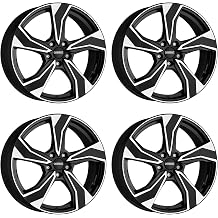4x Dezent alloy rims KB dark 7.5Jx17 ET53 5x112 compatible with Mercedes Benz A CLA Viano W639 Vito Van W639