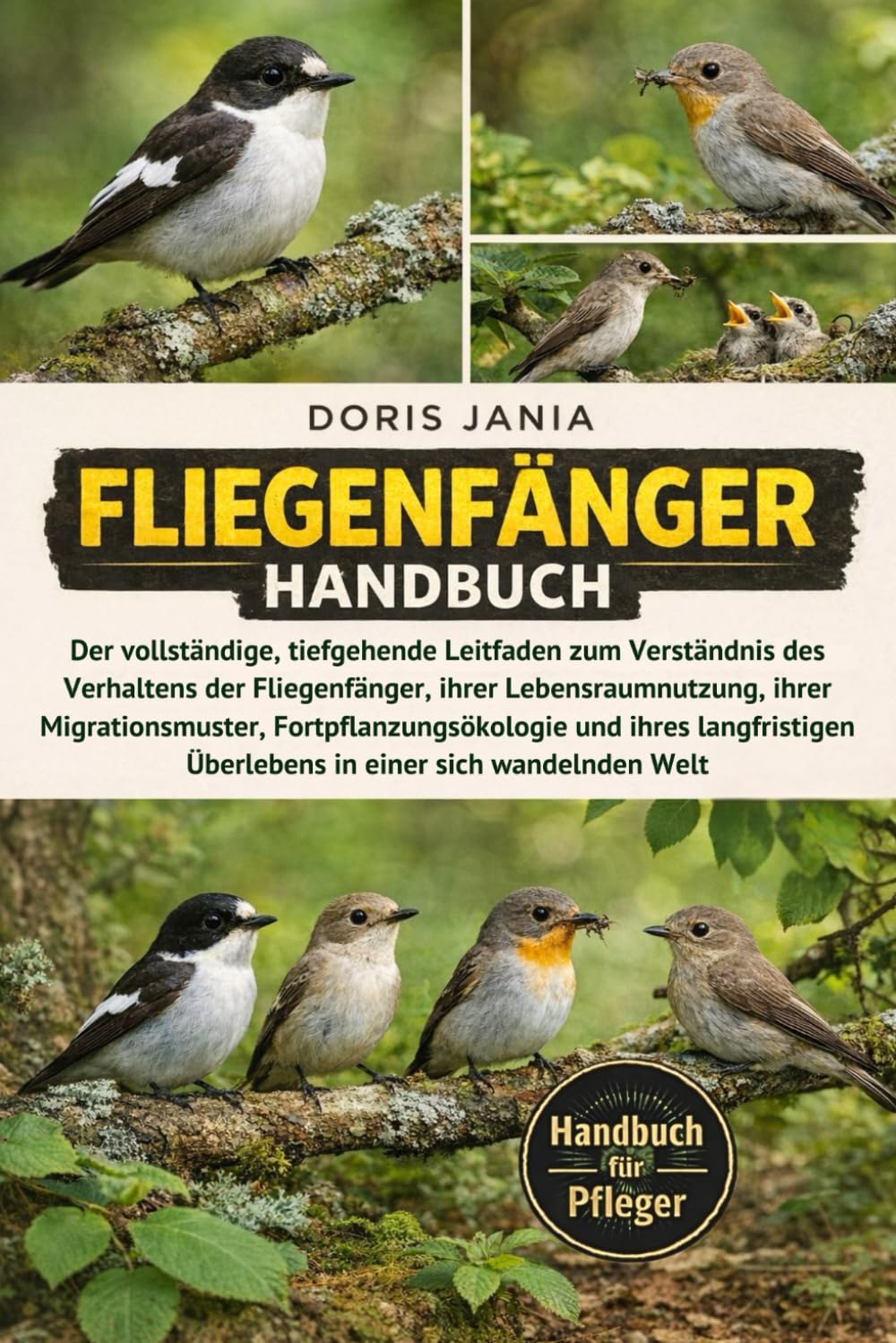 FLIEGENFÄNGER-HANDBUCH: Der vollständige, tiefgehende Leitfaden zum Verständnis des Verhaltens der Fliegenfänger, ihrer Lebensraumnutzung, ihrer ... Überlebens in einer sich wandelnden Welt