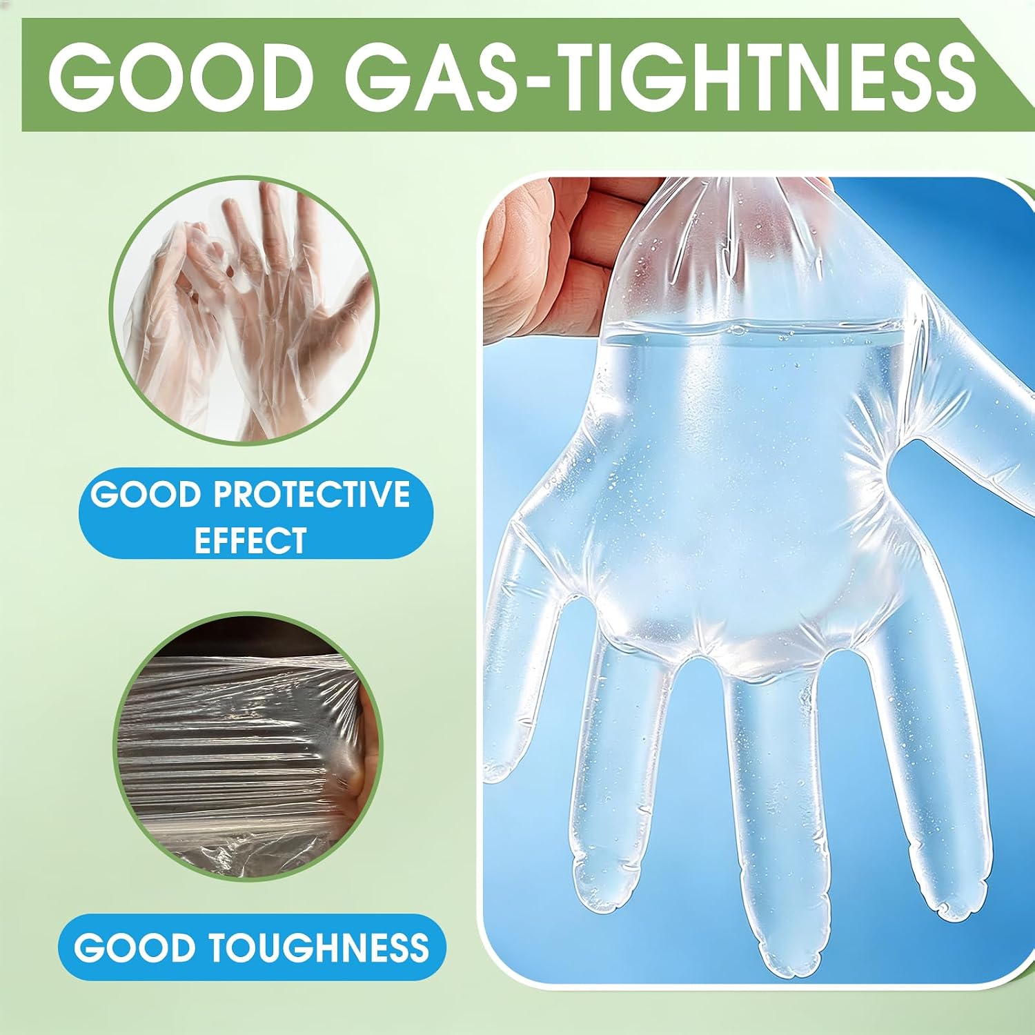 100 pcs Disposable Long Plastic Gloves,35.5In，Cattle,sheep,pigs and other livestock,Farm work,house cleaning,gardening