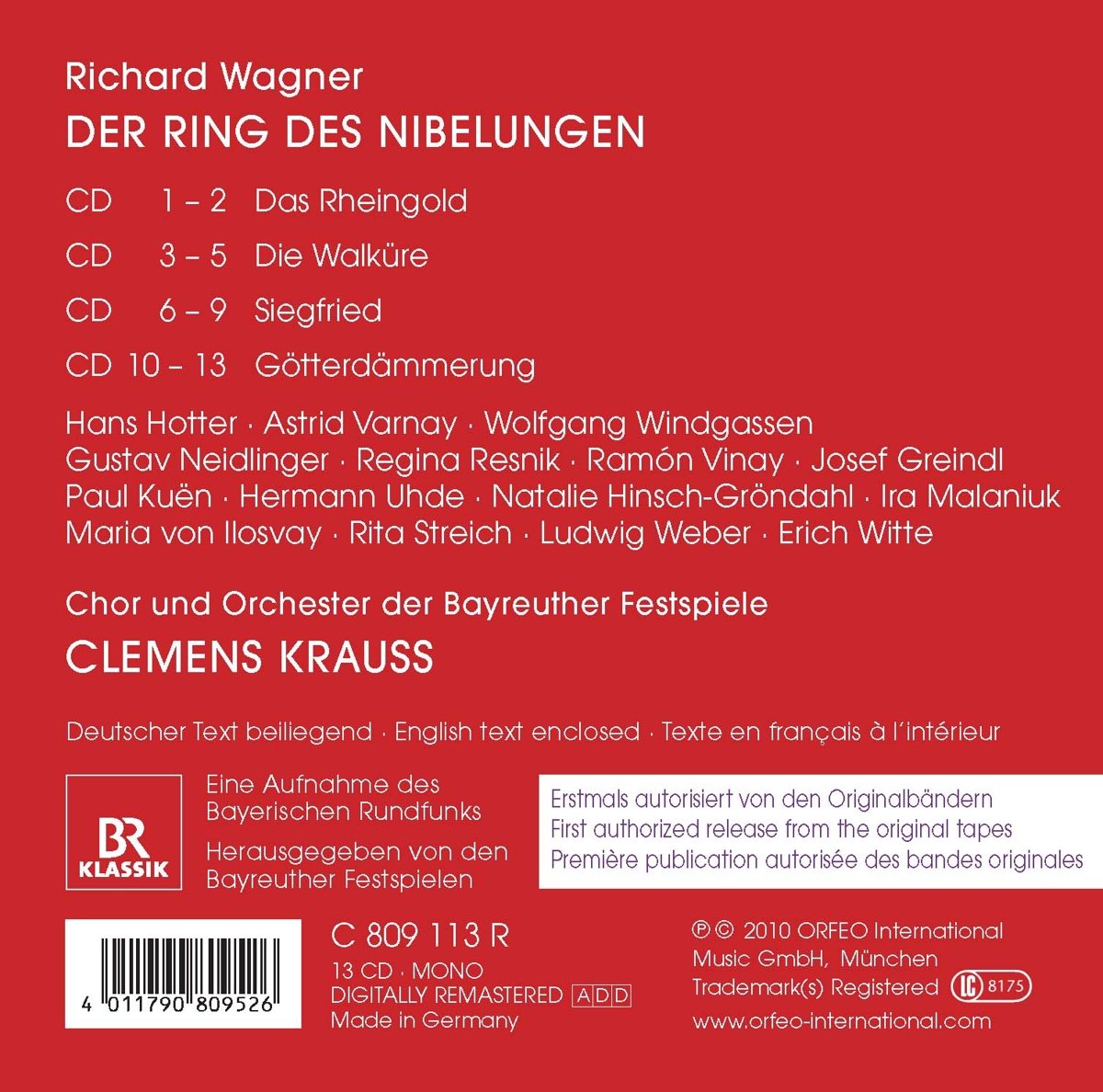 Richard Wagner: Der Ring des Nibelungen