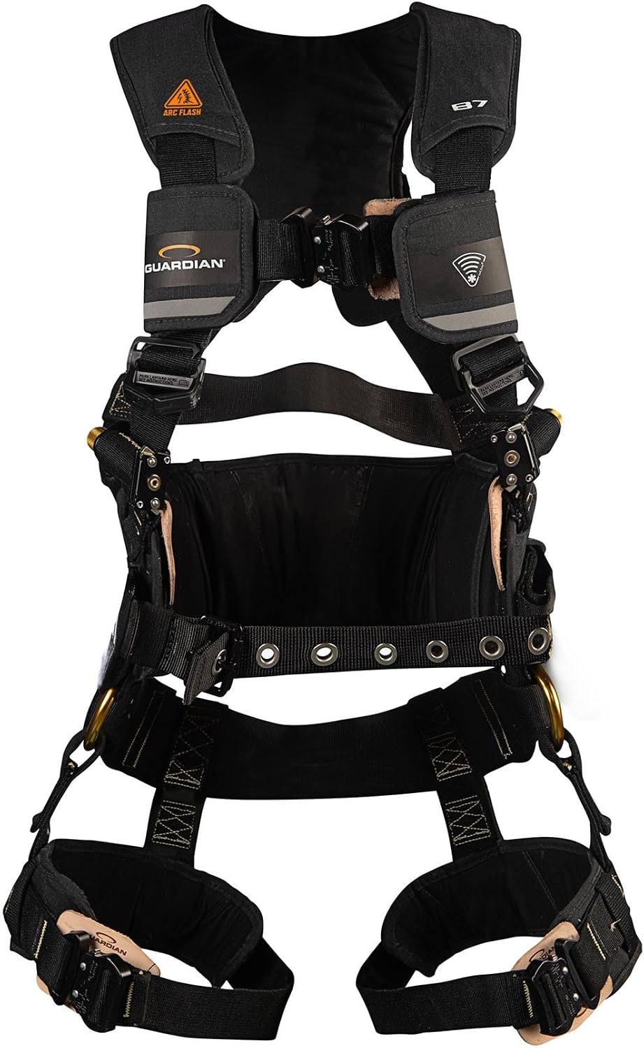 Guardian B7-Comfort Arc Flash Harness, Waist Pad, QC-QC, Size M