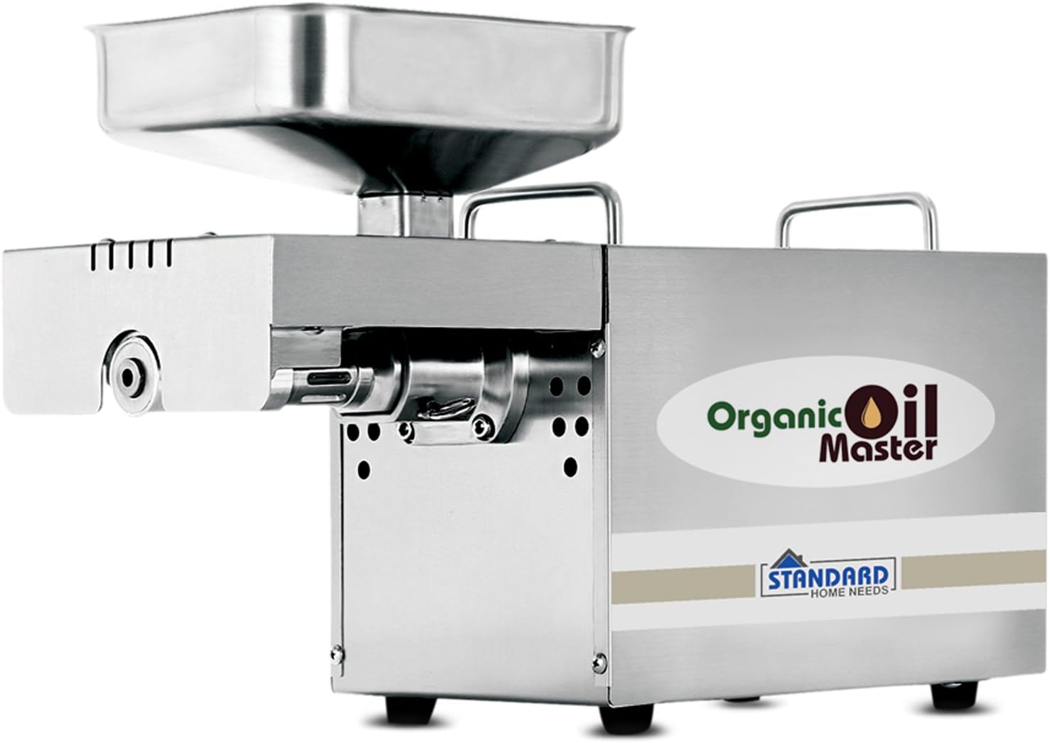 500 Watts | Seed Oil Extractor Pressing Machine | 316 Stainless Steel | Soybean | Coconut | Sunflower Seed Oil Extraction | Home Machine | Grey |